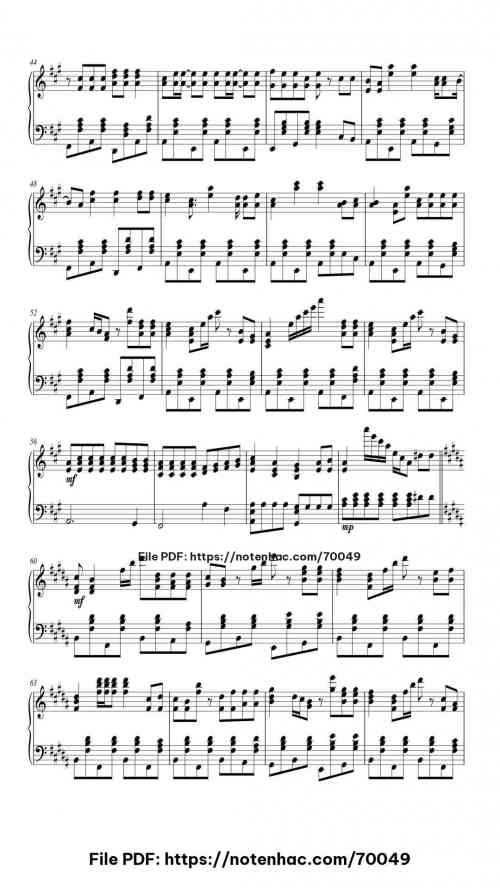 Merry Christmas Everyone piano sheet music free pdf
