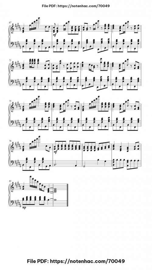 Merry Christmas Everyone piano sheet music free pdf