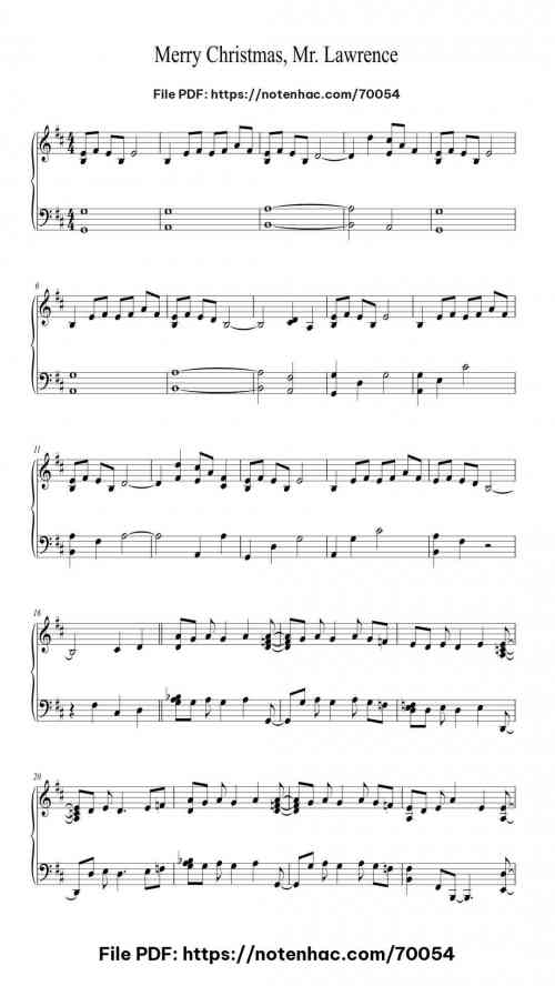 merry christmas mr lawrence