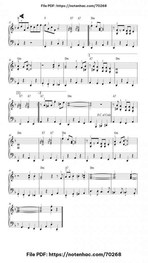 Midnight In Moscow piano sheet music free pdf
