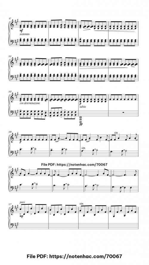 Mountain - Ludovico Einaudi piano sheet music free pdf