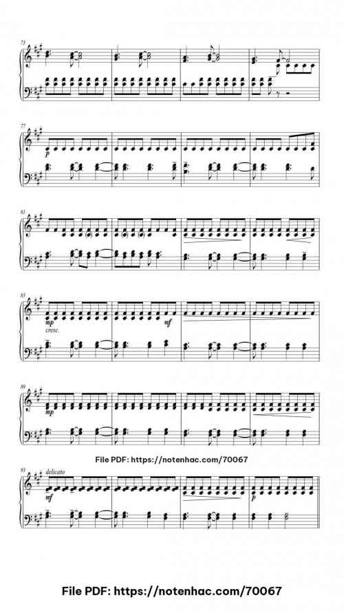 Mountain - Ludovico Einaudi piano sheet music free pdf