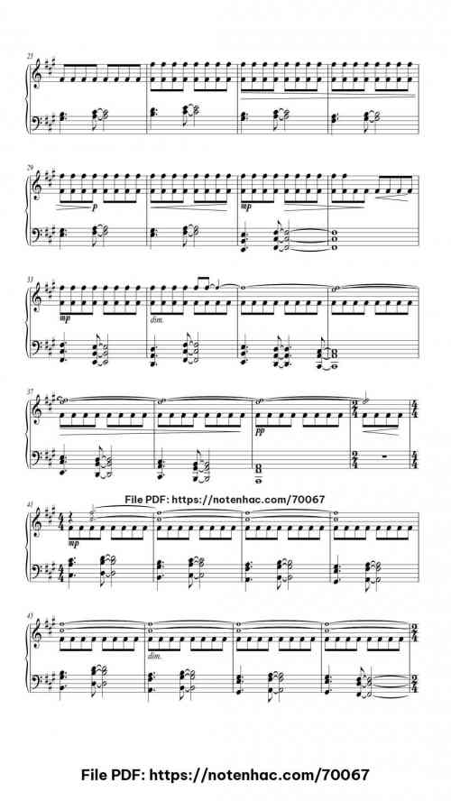 Mountain - Ludovico Einaudi piano sheet music free pdf