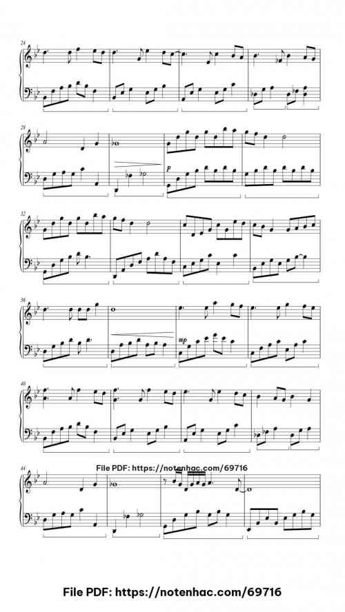 Nocturne in Tokyo piano sheet music free pdf