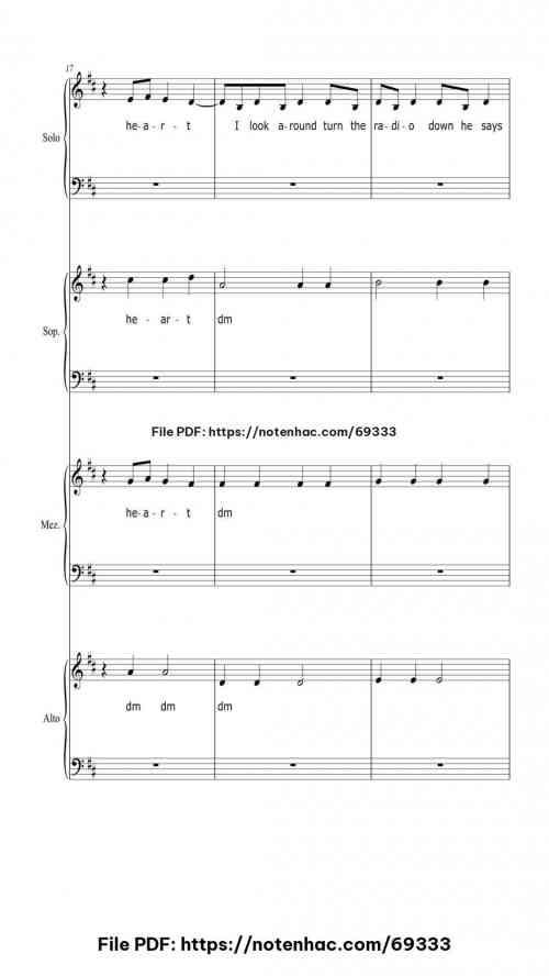 Our Song piano sheet music free pdf