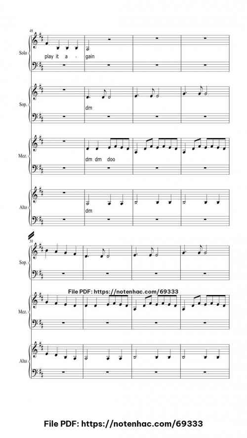 Our Song piano sheet music free pdf