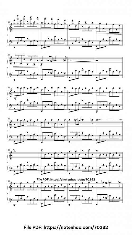 Passacaglia piano sheet music free pdf