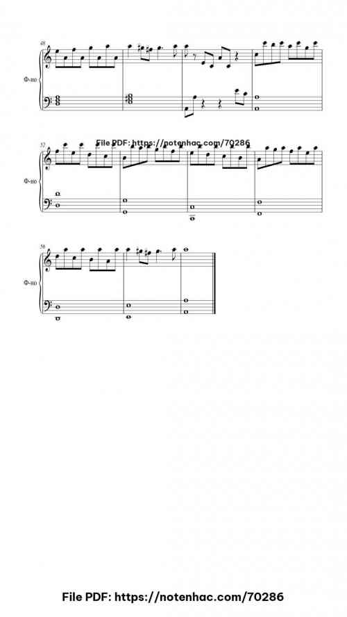 Passacaglia in G Minor, HWV 432 piano sheet music free pdf