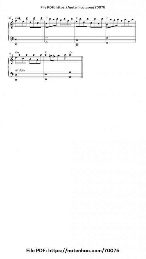 Passacaglia in G Minor on a Theme by George Frideric Handel piano sheet music free pdf
