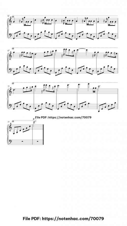 Peacefulness piano sheet music free pdf