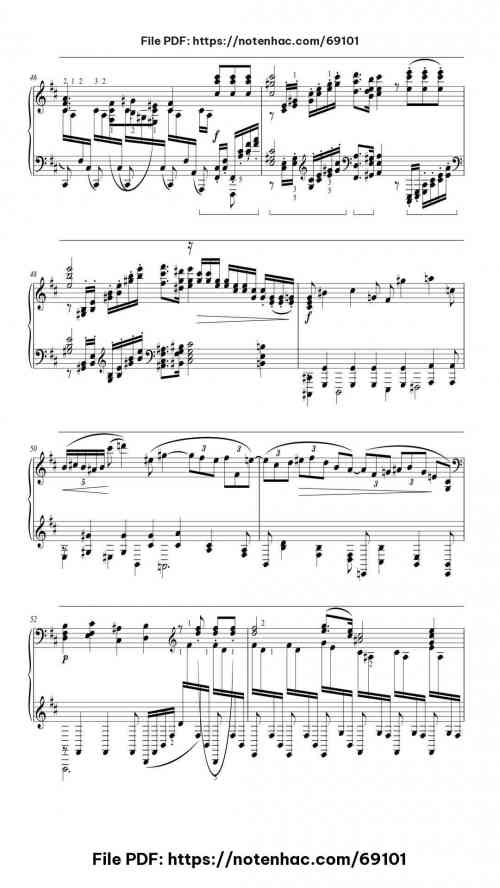 Piano Concerto No. 1 in D Minor, Op. 15: II. Adagio (arr. for piano solo) piano sheet music free pdf