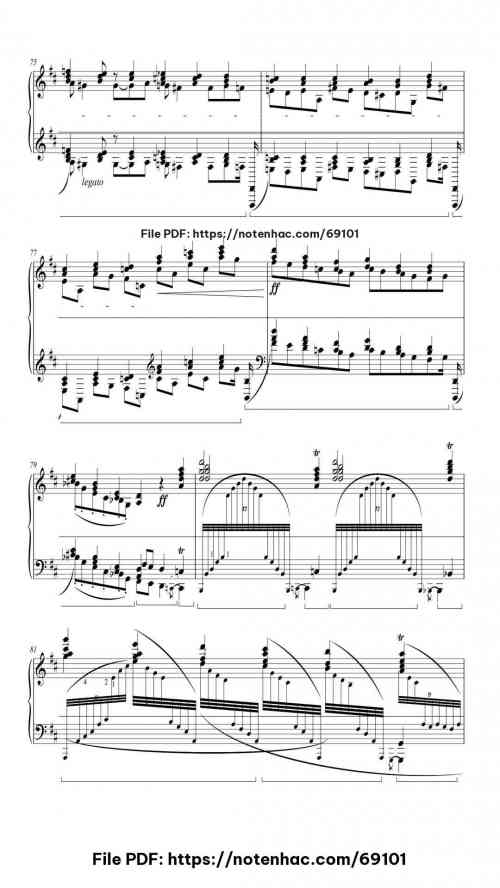 Piano Concerto No. 1 in D Minor, Op. 15: II. Adagio (arr. for piano solo) piano sheet music free pdf