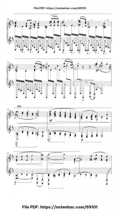 Piano Concerto No. 1 in D Minor, Op. 15: II. Adagio (arr. for piano solo) piano sheet music free pdf