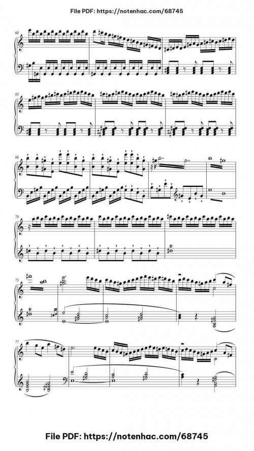 Piano Sonata No. 21 in C Major, Op. 53 "Waldstein": I. Allegro con brio piano sheet music free pdf