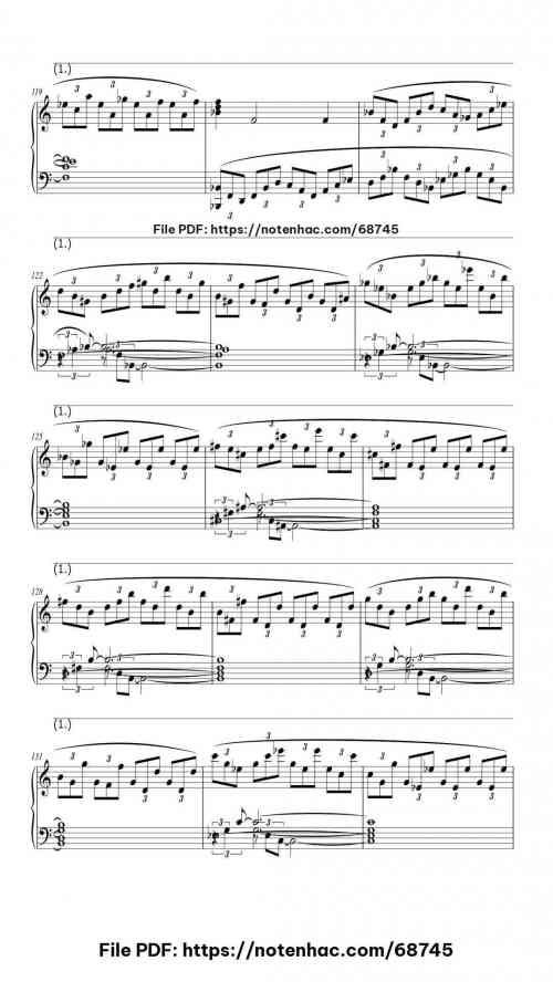 Piano Sonata No. 21 in C Major, Op. 53 "Waldstein": I. Allegro con brio piano sheet music free pdf