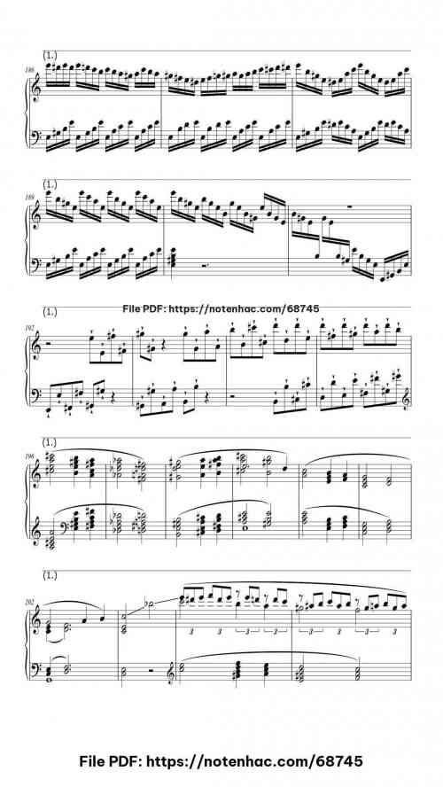Piano Sonata No. 21 in C Major, Op. 53 "Waldstein": I. Allegro con brio piano sheet music free pdf