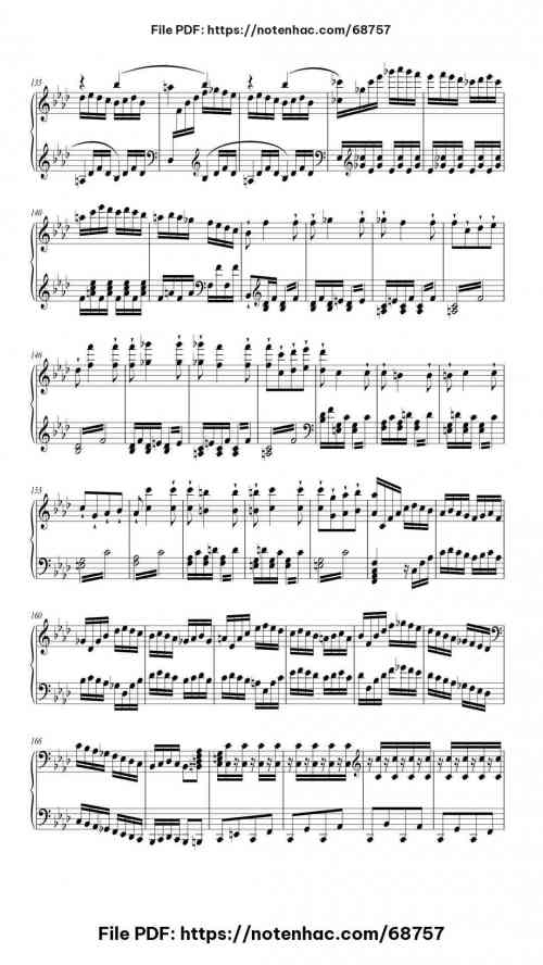 Piano Sonata No. 23 in F Minor, Op. 57 "Appassionata": III. Allegro ma non troppo piano sheet music free pdf