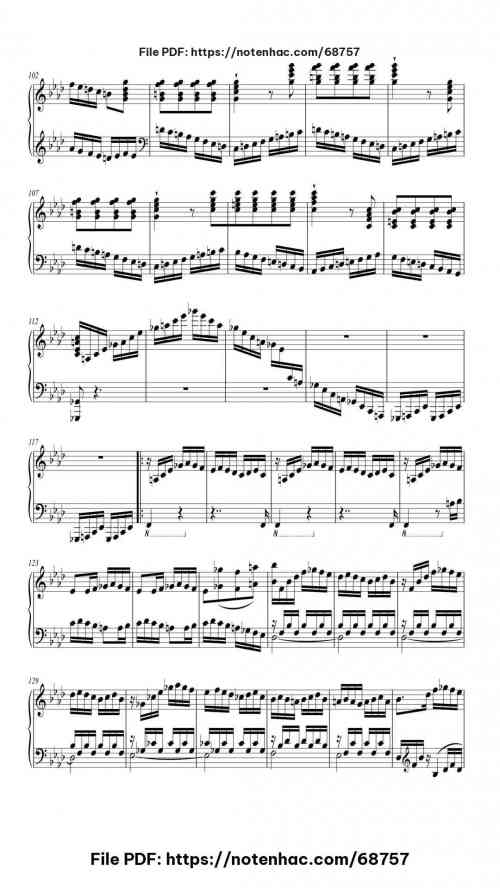 Piano Sonata No. 23 in F Minor, Op. 57 "Appassionata": III. Allegro ma non troppo piano sheet music free pdf