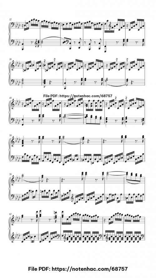 Piano Sonata No. 23 in F Minor, Op. 57 "Appassionata": III. Allegro ma non troppo piano sheet music free pdf