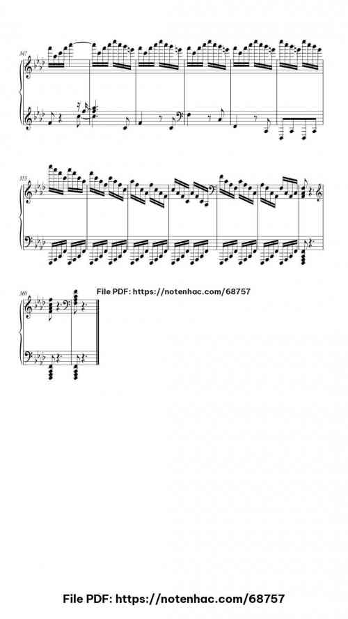 Piano Sonata No. 23 in F Minor, Op. 57 "Appassionata": III. Allegro ma non troppo piano sheet music free pdf