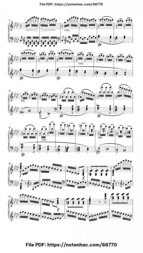 Piano Sonata No. 23 in F Minor, Op. 57 "Appassionata": III. Allegro ma non troppo - Presto by Ludwig van Beethoven Level Mid-Advanced 15 Piano Sonata No. 23 in F Minor, Op. 57 "Appassionata": III. Allegro ma non troppo - Presto piano sheet music free pdf