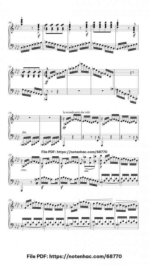 Piano Sonata No. 23 in F Minor, Op. 57 "Appassionata": III. Allegro ma non troppo - Presto by Ludwig van Beethoven Level Mid-Advanced 16 Piano Sonata No. 23 in F Minor, Op. 57 "Appassionata": III. Allegro ma non troppo - Presto piano sheet music free pdf