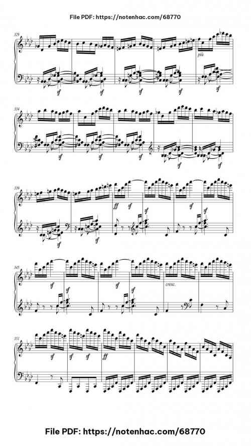 Piano Sonata No. 23 in F Minor, Op. 57 "Appassionata": III. Allegro ma non troppo - Presto by Ludwig van Beethoven Level Mid-Advanced 23 Piano Sonata No. 23 in F Minor, Op. 57 "Appassionata": III. Allegro ma non troppo - Presto piano sheet music free pdf