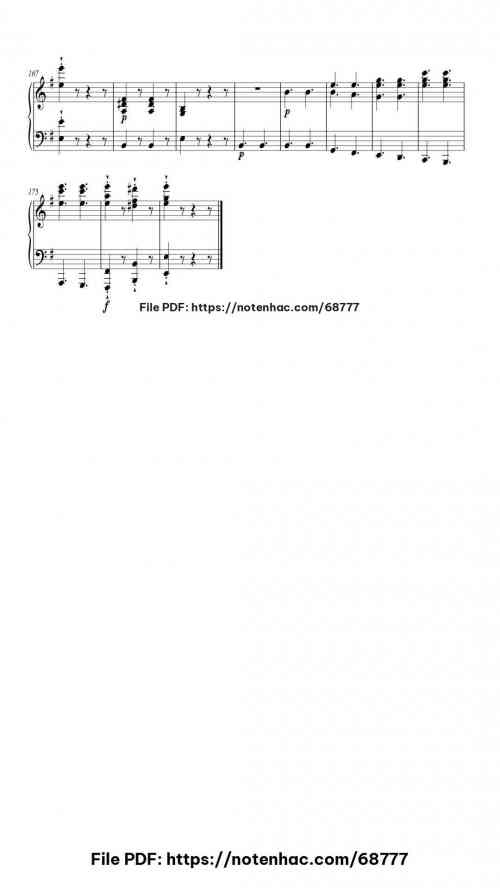 Piano Sonata No. 30 in E Major, Op. 109: II. Prestissimo piano sheet music free pdf