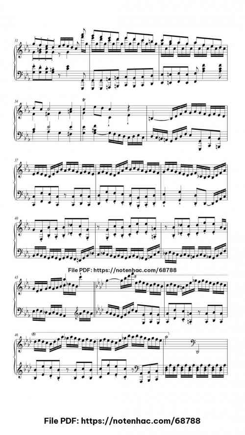Piano Sonata No. 32 in C Minor, Op. 111: I. Maestoso - Allegro con brio ed appassionato piano sheet music free pdf