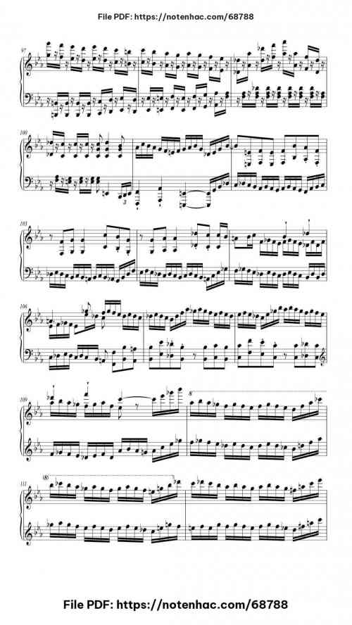 Piano Sonata No. 32 in C Minor, Op. 111: I. Maestoso - Allegro con brio ed appassionato piano sheet music free pdf