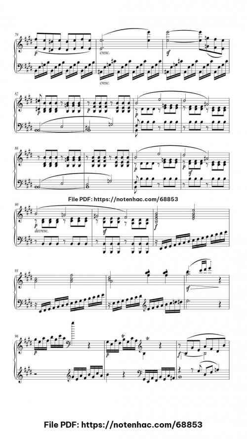 Piano Sonata No. 9 in E Major, Op. 14 No. 1 piano sheet music free pdf
