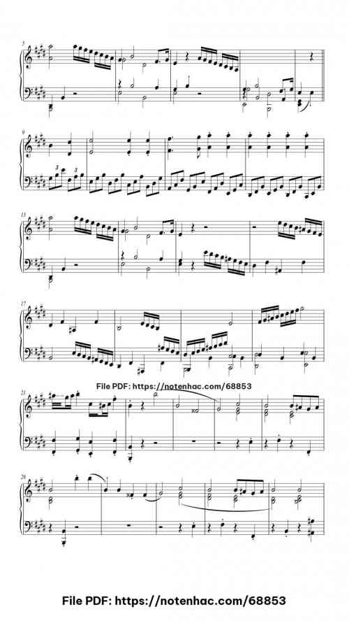 Piano Sonata No. 9 in E Major, Op. 14 No. 1 piano sheet music free pdf