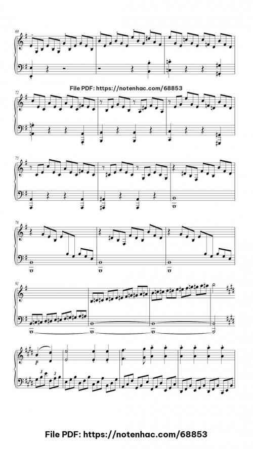 Piano Sonata No. 9 in E Major, Op. 14 No. 1 piano sheet music free pdf
