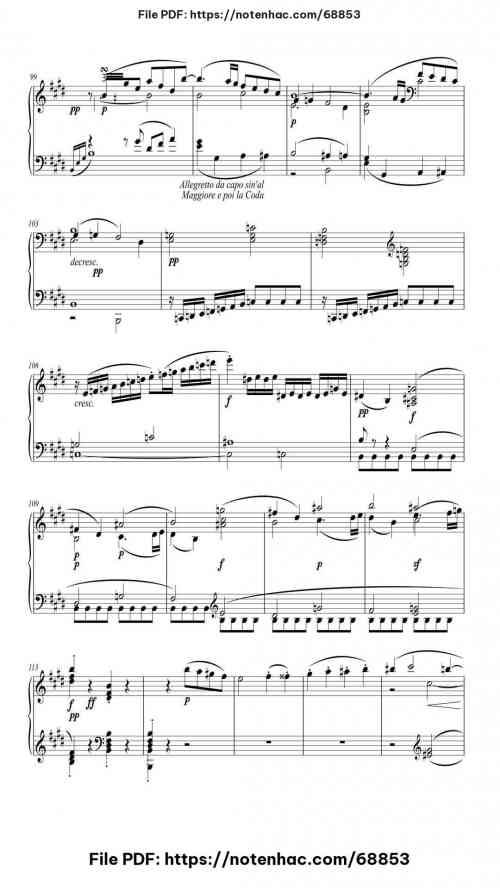 Piano Sonata No. 9 in E Major, Op. 14 No. 1 piano sheet music free pdf