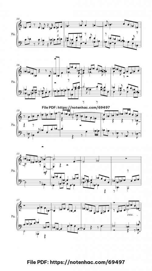 Prelude and Fugue in Eb Minor piano sheet music free pdf