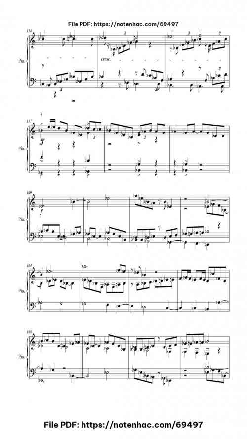 Prelude and Fugue in Eb Minor piano sheet music free pdf