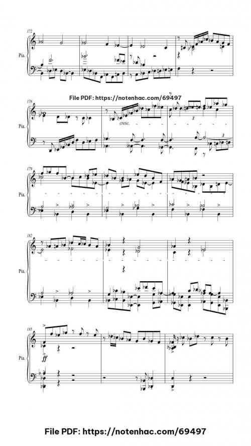 Prelude and Fugue in Eb Minor piano sheet music free pdf