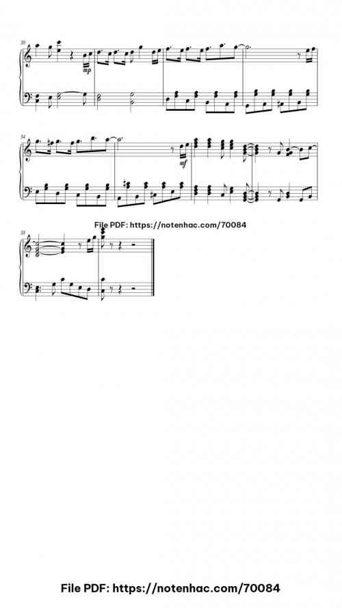 Prelude No. 4 in C Major piano sheet music free pdf