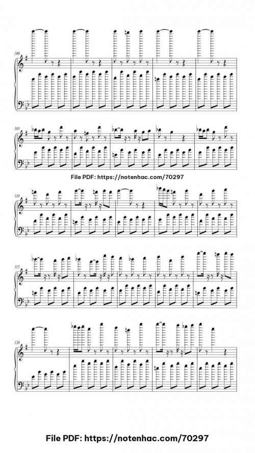 Rain piano sheet music free pdf