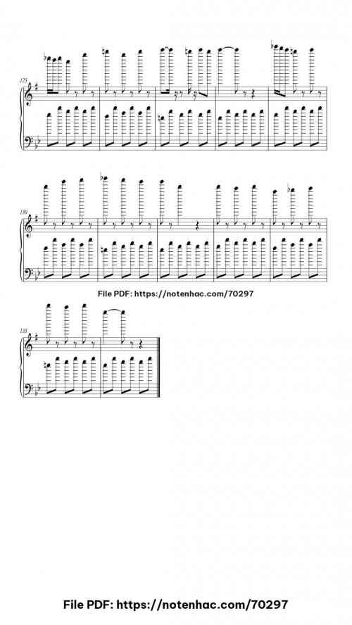 Rain piano sheet music free pdf