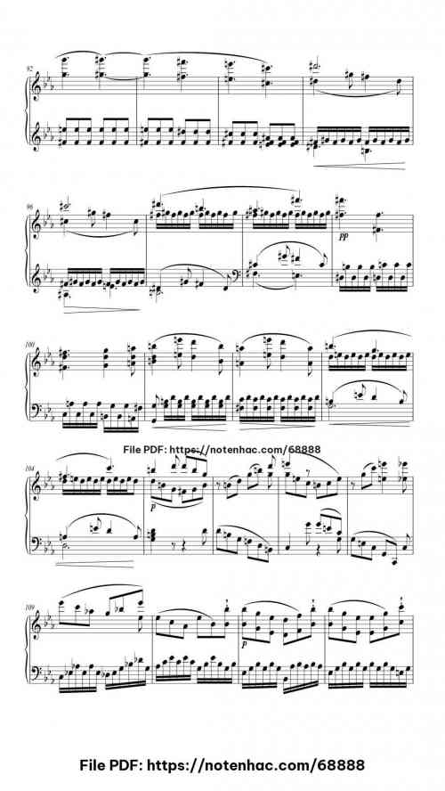 Sonata No. 26 in E-flat Major, Op. 81a "Les Adieux": III. Das Wiedersehen (Vivacissimamente) by Ludwig van Beethoven Level Advanced 14 Sonata No. 26 in E-flat Major, Op. 81a "Les Adieux": III. Das Wiedersehen (Vivacissimamente) piano sheet music free pdf