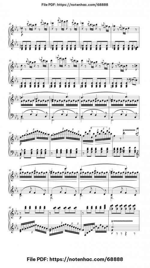 Sonata No. 26 in E-flat Major, Op. 81a "Les Adieux": III. Das Wiedersehen (Vivacissimamente) by Ludwig van Beethoven Level Advanced 12 Sonata No. 26 in E-flat Major, Op. 81a "Les Adieux": III. Das Wiedersehen (Vivacissimamente) piano sheet music free pdf