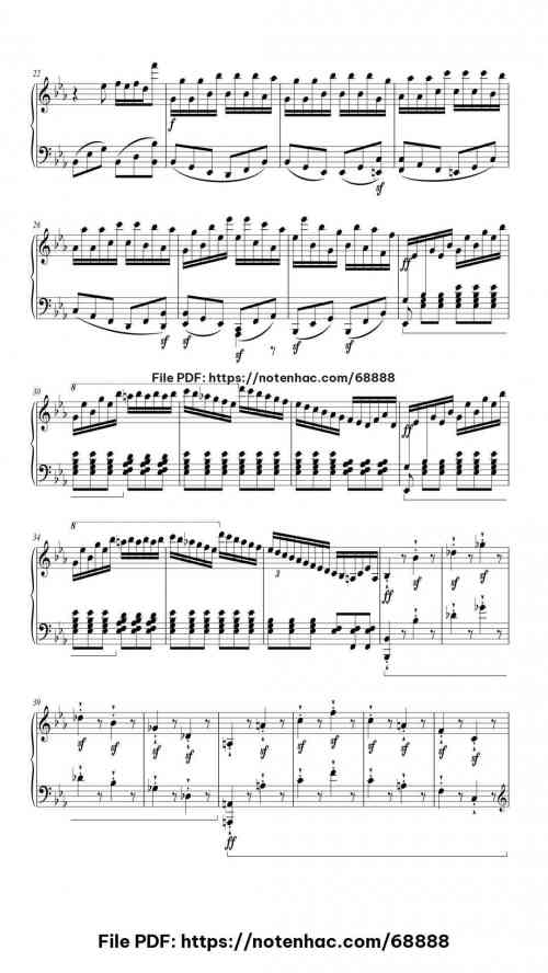Sonata No. 26 in E-flat Major, Op. 81a "Les Adieux": III. Das Wiedersehen (Vivacissimamente) by Ludwig van Beethoven Level Advanced 11 Sonata No. 26 in E-flat Major, Op. 81a "Les Adieux": III. Das Wiedersehen (Vivacissimamente) piano sheet music free pdf