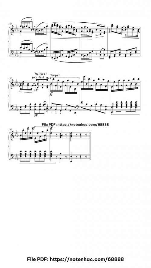 Sonata No. 26 in E-flat Major, Op. 81a "Les Adieux": III. Das Wiedersehen (Vivacissimamente) by Ludwig van Beethoven Level Advanced 18 Sonata No. 26 in E-flat Major, Op. 81a "Les Adieux": III. Das Wiedersehen (Vivacissimamente) piano sheet music free pdf