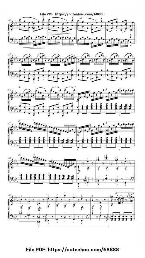 Sonata No. 26 in E-flat Major, Op. 81a "Les Adieux": III. Das Wiedersehen (Vivacissimamente) by Ludwig van Beethoven Level Advanced 15 Sonata No. 26 in E-flat Major, Op. 81a "Les Adieux": III. Das Wiedersehen (Vivacissimamente) piano sheet music free pdf