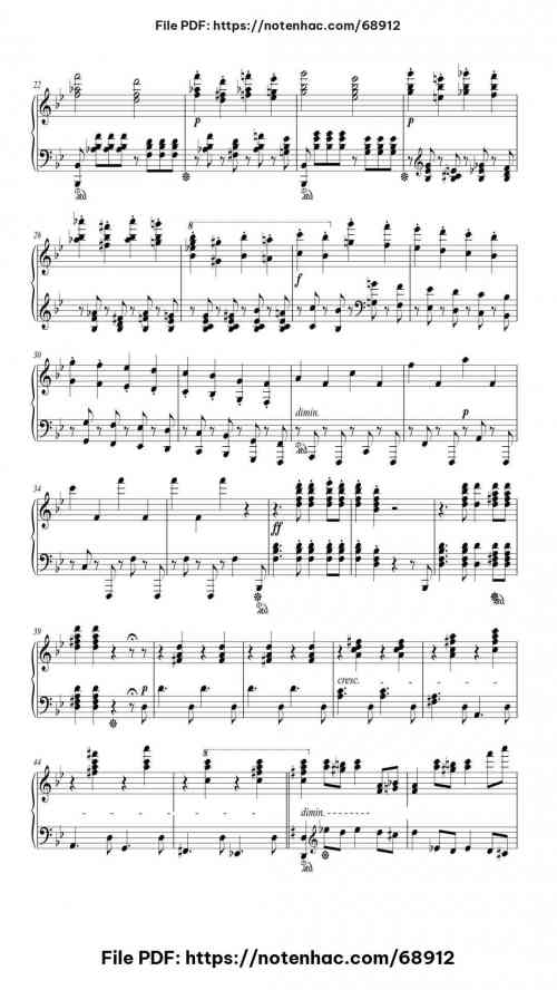 Sonata No. 29 in B-flat Major, Op. 106 "Hammerklavier": I. Allegro piano sheet music free pdf