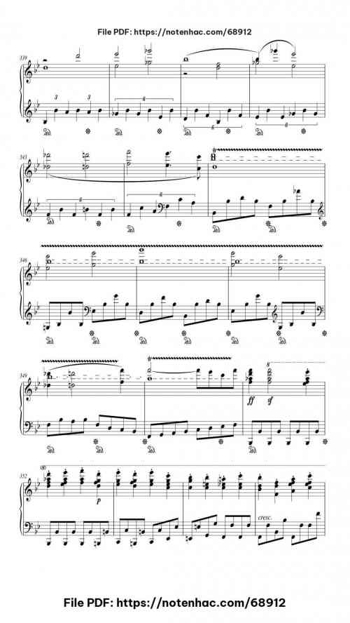 Sonata No. 29 in B-flat Major, Op. 106 "Hammerklavier": I. Allegro piano sheet music free pdf