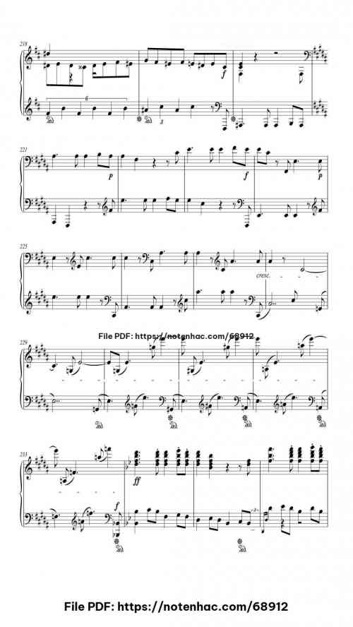 Sonata No. 29 in B-flat Major, Op. 106 "Hammerklavier": I. Allegro piano sheet music free pdf