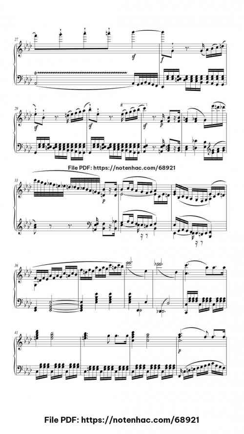Sonata No. 31 in A-flat Major, Op. 110: I. Moderato cantabile molto espressivo piano sheet music free pdf