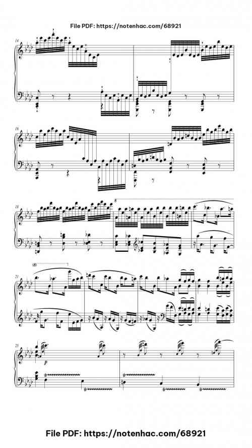 Sonata No. 31 in A-flat Major, Op. 110: I. Moderato cantabile molto espressivo piano sheet music free pdf